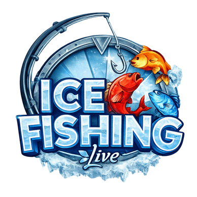 Ice Fishing sloto žaidimas žiemos tematika su unikaliais žaidimo mechanizmais